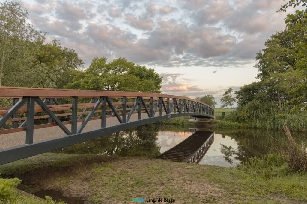 Nieuwe brug over de Regge